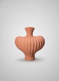 Frosted ceramic vase (large )