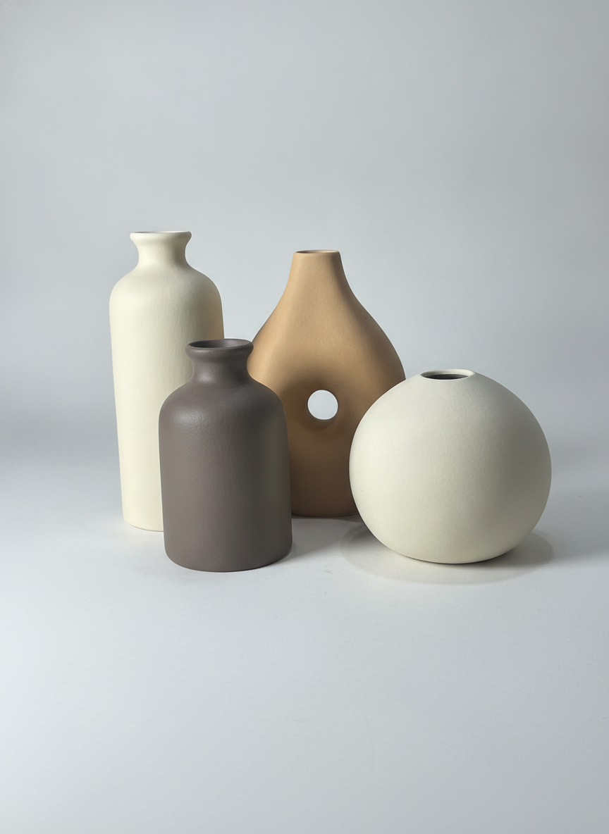 Nordic style ceramic vase