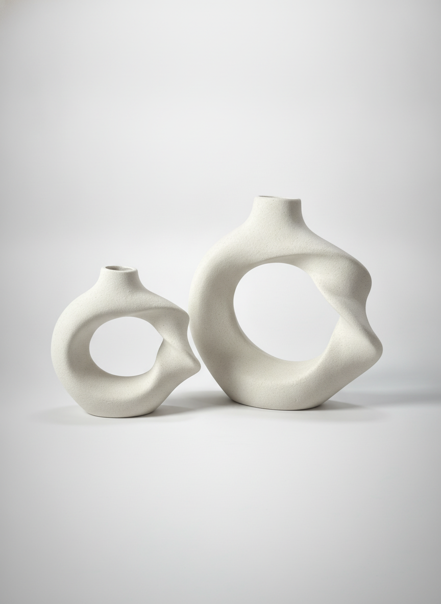 Creative Twisted Ceramic Vase