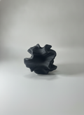 Frosted back plain ceramic vase