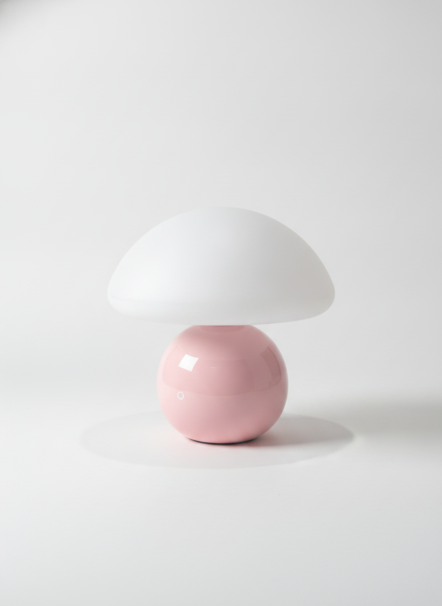 Pink mushroom lap