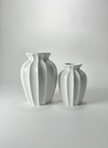Frosted ceramic flower vase set