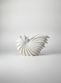 Frosted ceramic vase